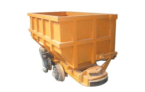 曲轨侧卸式矿车