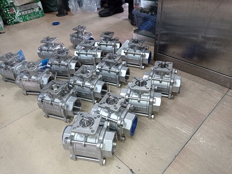 三片式气动球阀 阀体