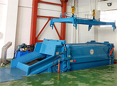 龙岩斜压分体式垃圾压缩设备（行吊式）