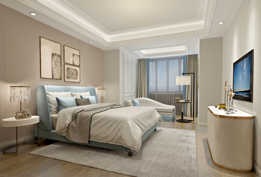 现代风格卧室