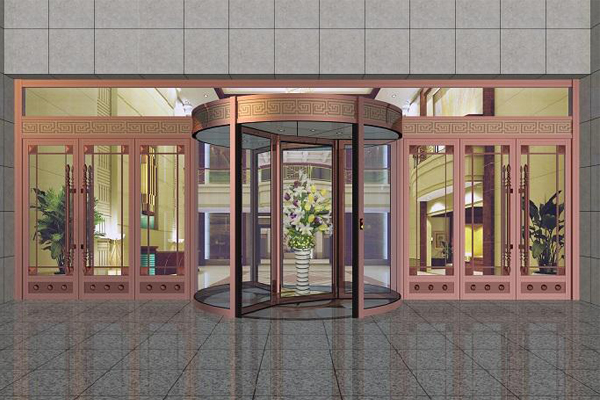 三翼自动旋转门（带展箱）