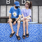 情侣包脚NB拖鞋