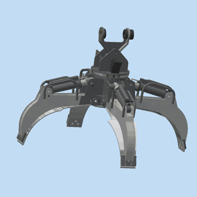 大型360&deg;旋转抓钢机