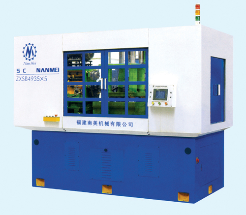 五轴升降式钻铰攻丝复合机