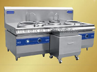 双炒双尾电磁炉灶