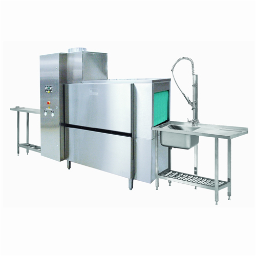 自动篮传送式洗碗机
