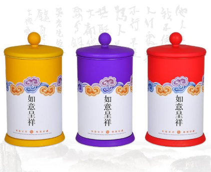 多彩创意茶叶铁罐