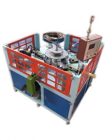 爪型三通八工位全自动扩平缩口整型一体机