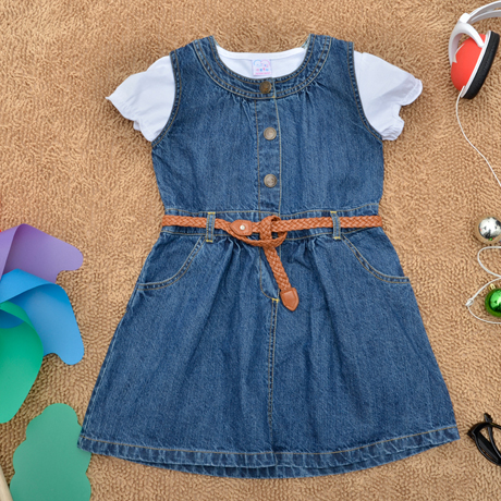 泉州G057牛仔连衣裙