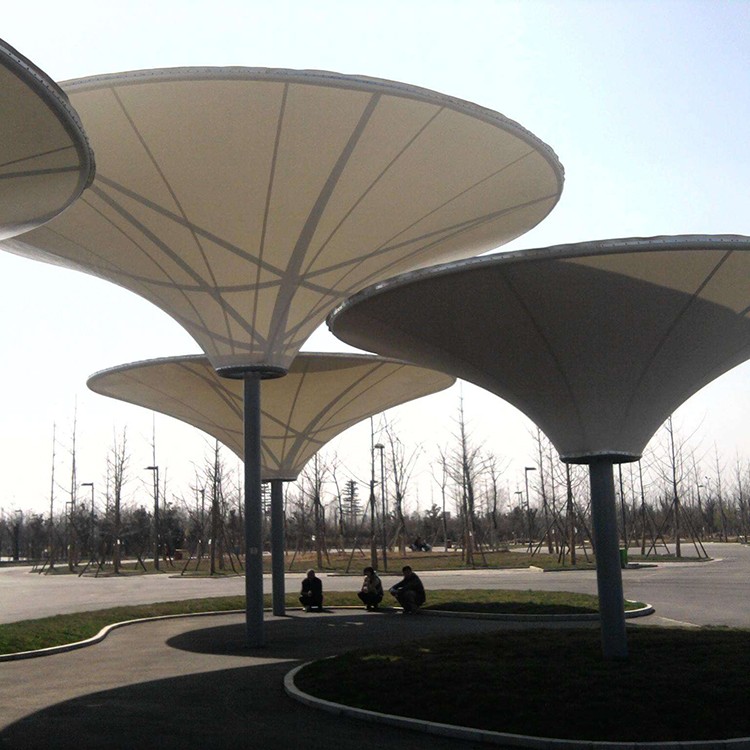 厦门膜结构建筑施工公园广场景观蓬休闲棚