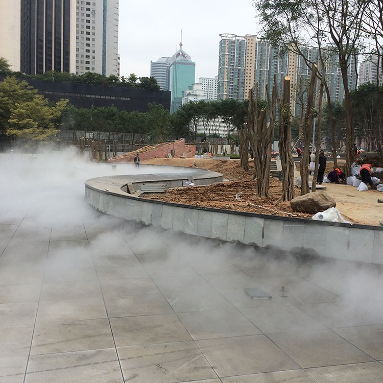 厦门降温喷雾设备 景观喷雾设计施工