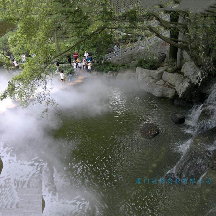 厦门广场喷雾降温 景观造雾 雾森 喷雾除臭