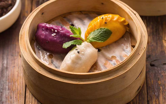 长汀七彩蒸饺（长汀手工芋子饺）