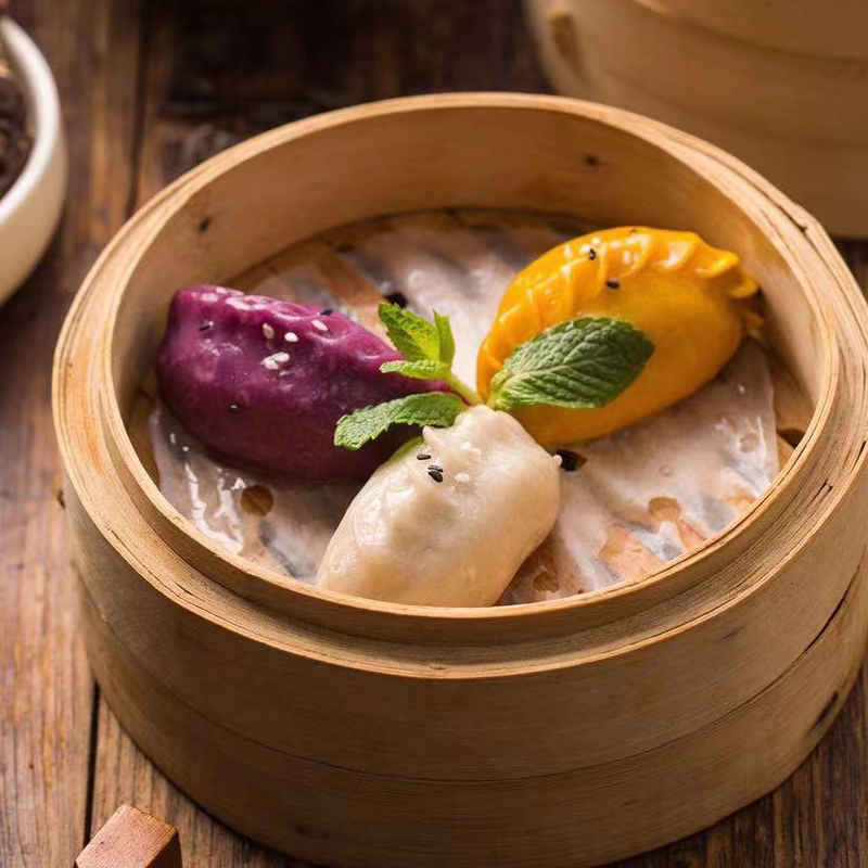长汀七彩蒸饺（长汀手工芋子饺）