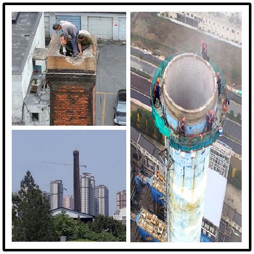 东台烟囱拆除