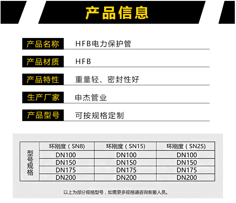 上杭HFB电力保护管生产商