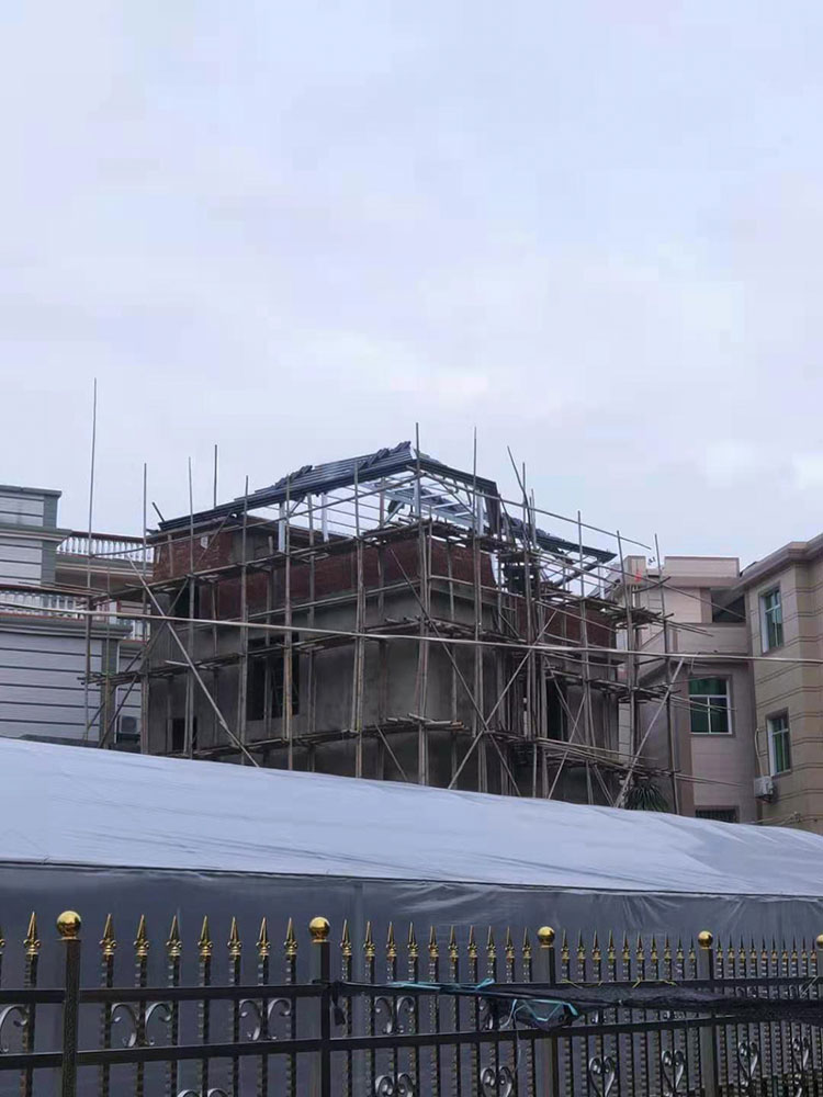 龙海钢结构斜板改造