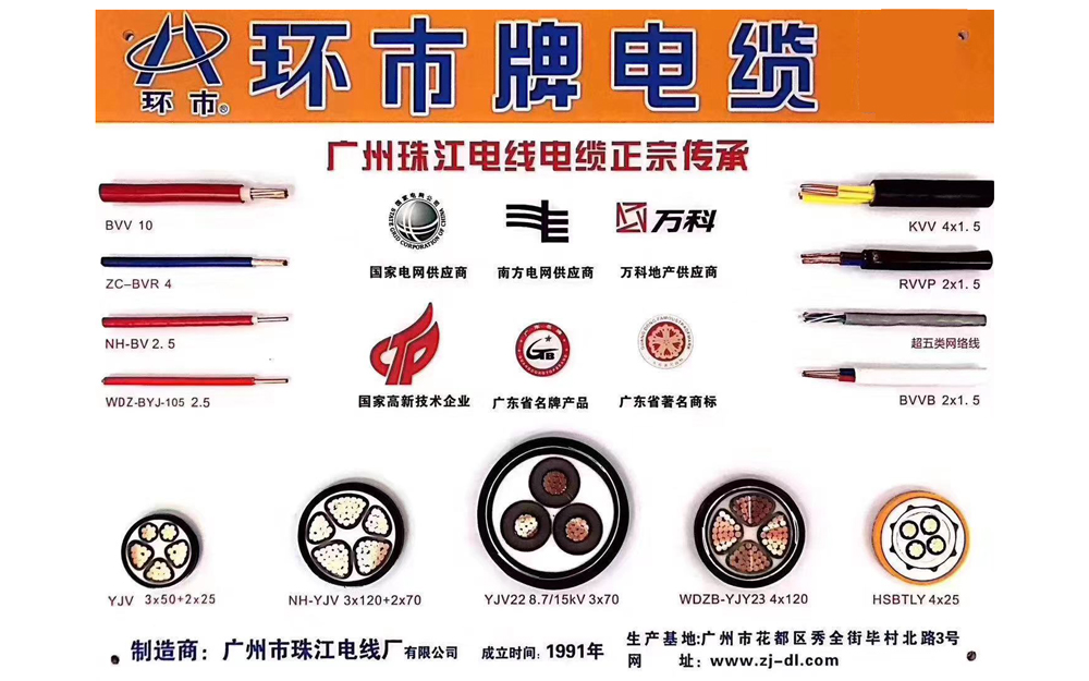 龙岩环市牌电缆批发销售