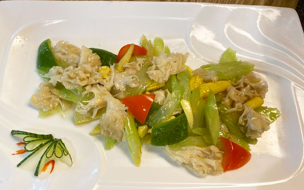 漳州素食主题餐厅炒绣球菌