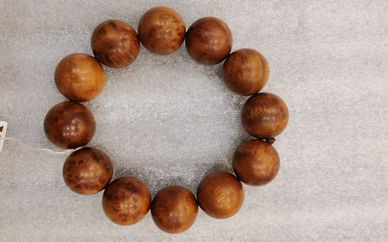 漳州金丝楠木枯木留疤料手串