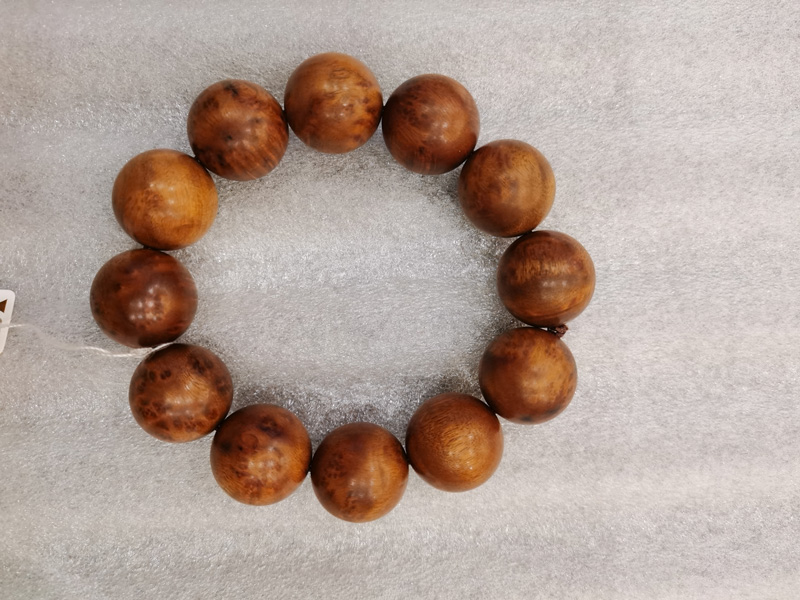 漳州金丝楠木枯木留疤料手串