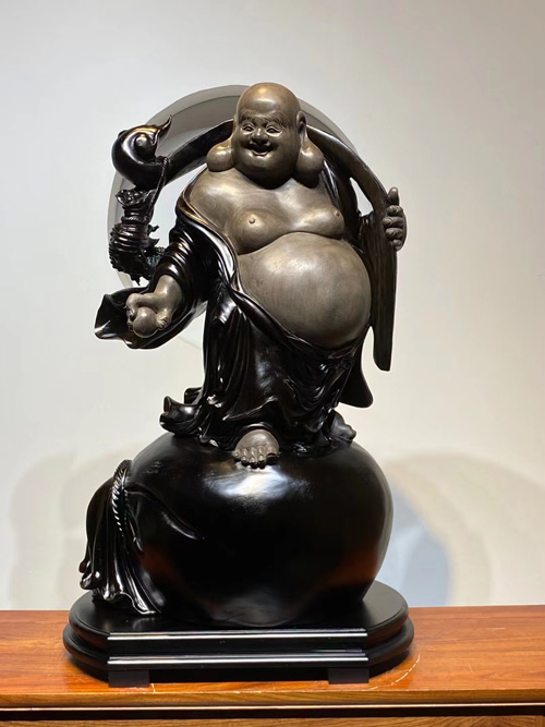 漳州韵楠贸易金丝楠木摆件展示