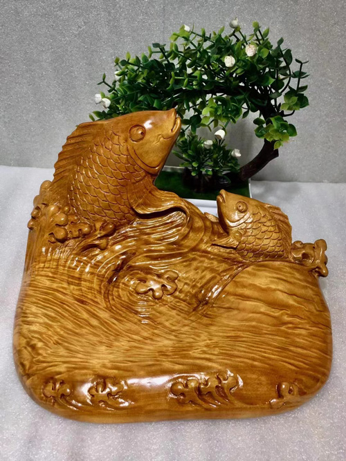 漳州韵楠贸易金丝楠木摆件展示