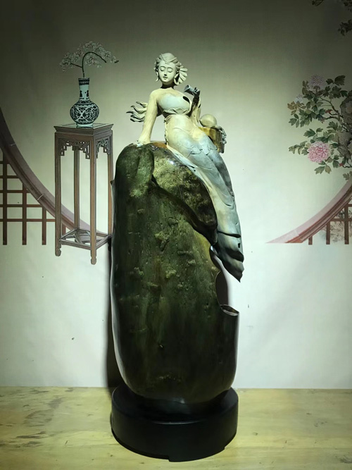 漳州韵楠贸易金丝楠木摆件展示