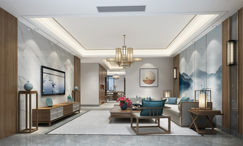 龙岩中式客厅设计