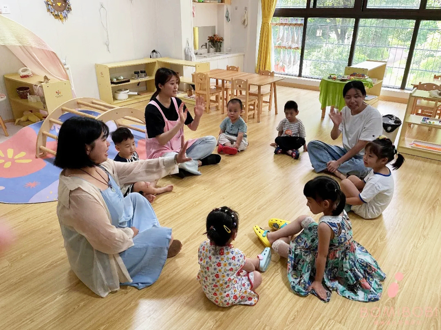 漳州啵米托育室内课程活动图