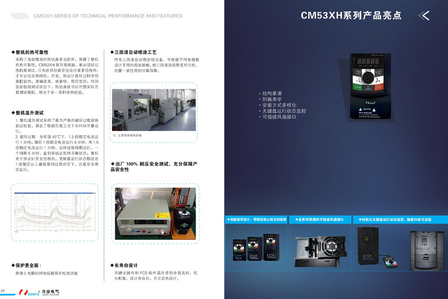 CM53XH系列高性能矢量变频器