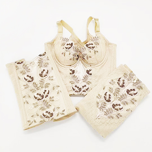 肉色印花款塑身衣