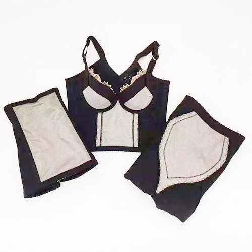 黑色无印花款塑身衣