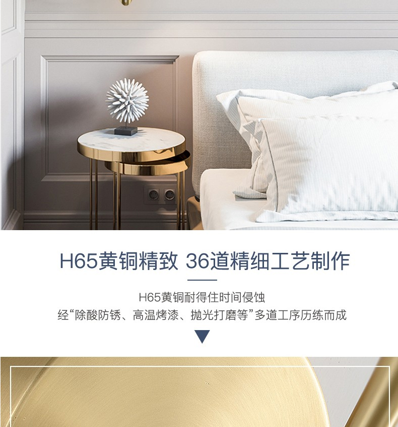 【B5523】铜+玻璃 壁灯