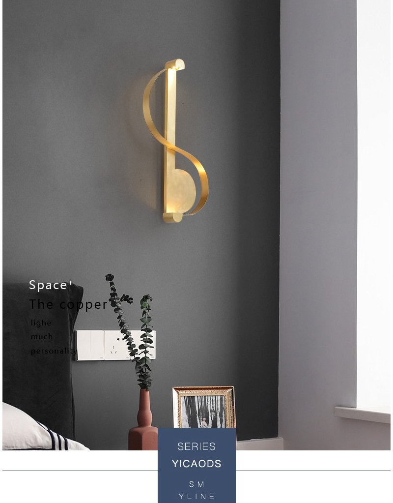 【B5532】铜+亚克力 壁灯