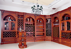 实木酒柜