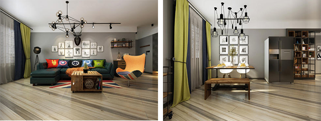 瓷砖装修工业风风格案例