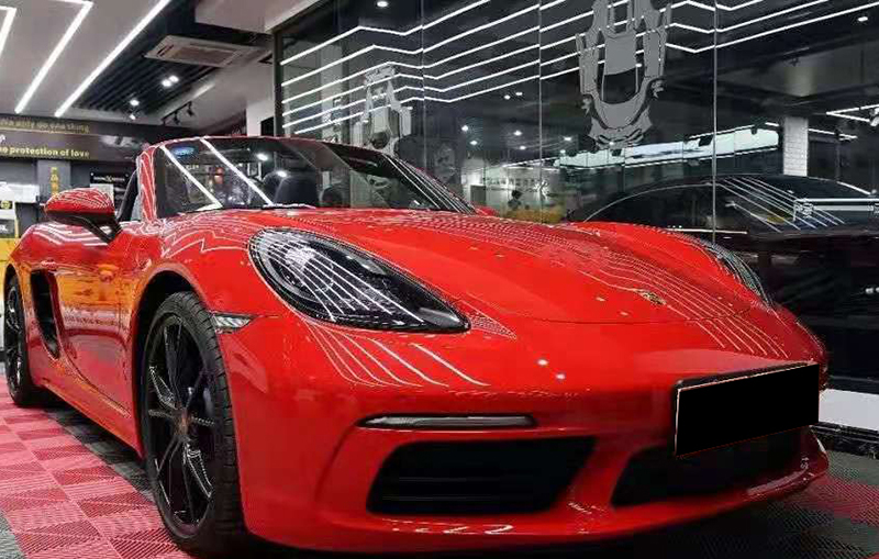 保时捷718Boxster贴漆面保护膜