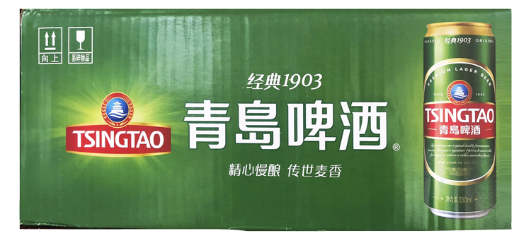 青岛啤酒经典1903 330ml*24听/箱