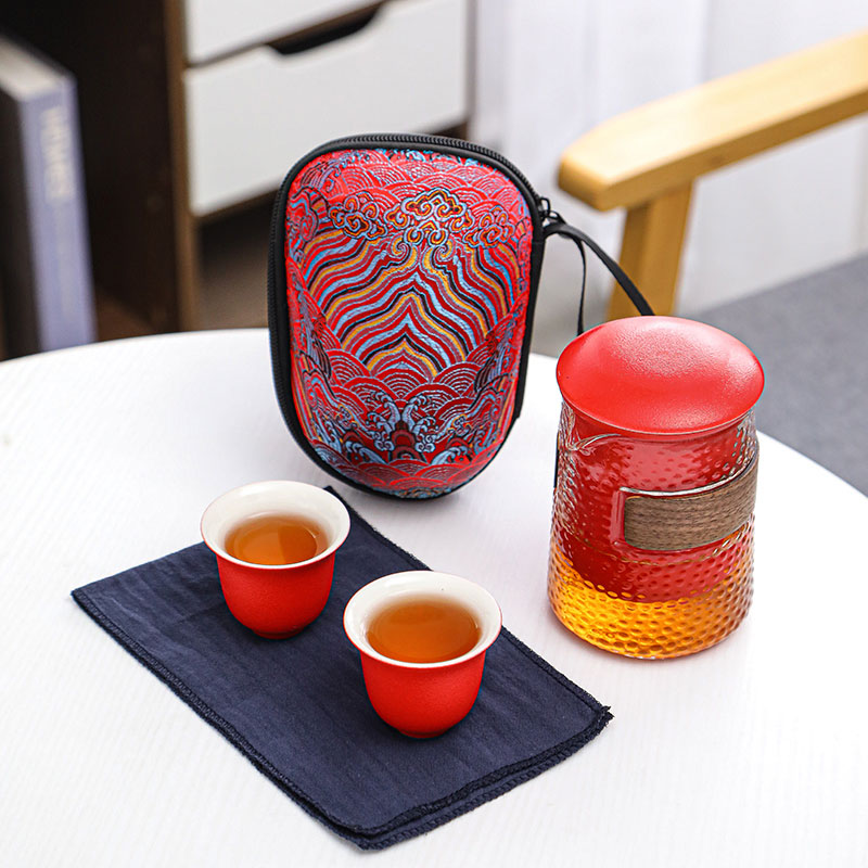 泉州鑫盛达陶瓷玻璃快客杯（霁红）