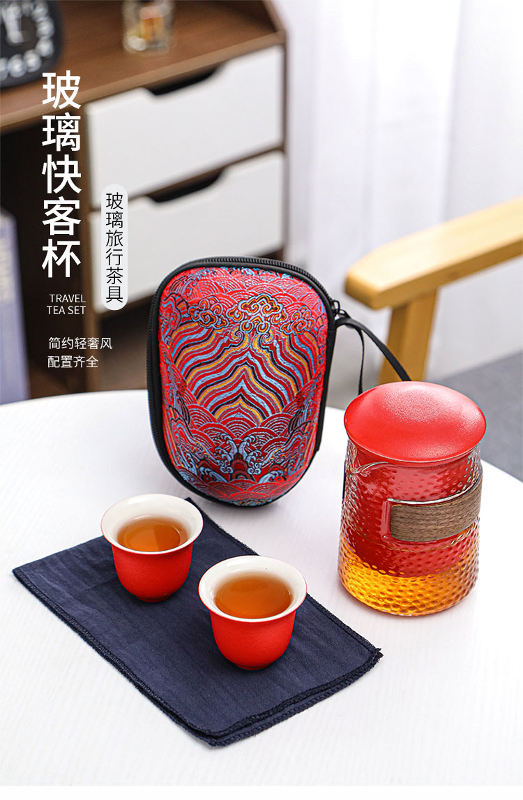 泉州鑫盛达陶瓷玻璃快客杯（霁红）