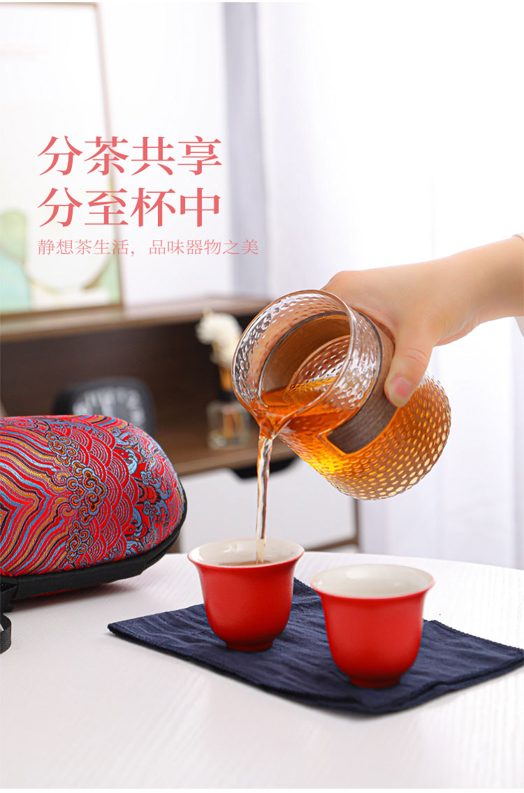 泉州鑫盛达陶瓷玻璃快客杯（霁红）