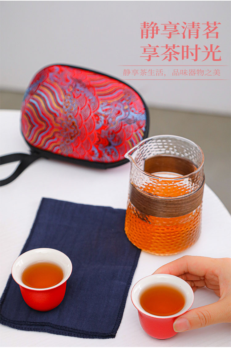 泉州鑫盛达陶瓷玻璃快客杯（霁红）