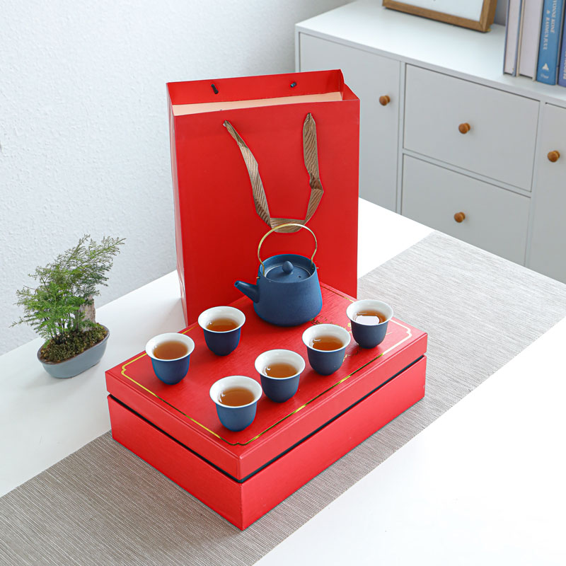 泉州鑫盛达陶瓷提梁壶（霁蓝）