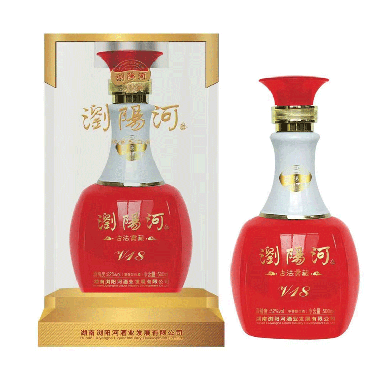 浏阳河酒古法贡藏V18_龙岩浏阳河酒业