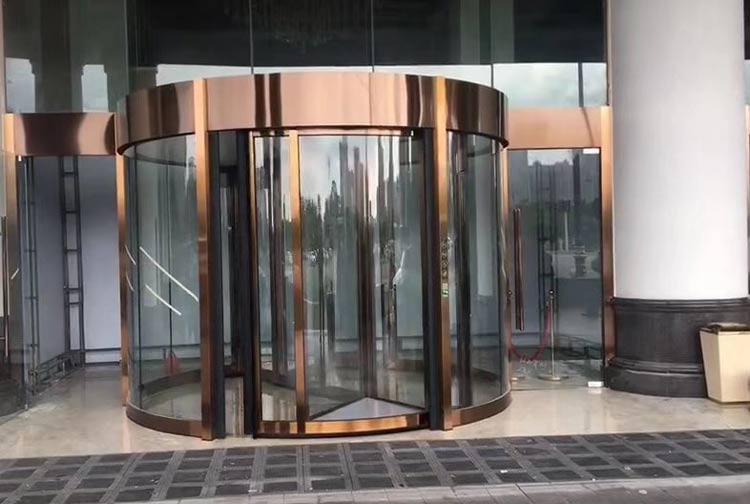 龙岩旋转门安装