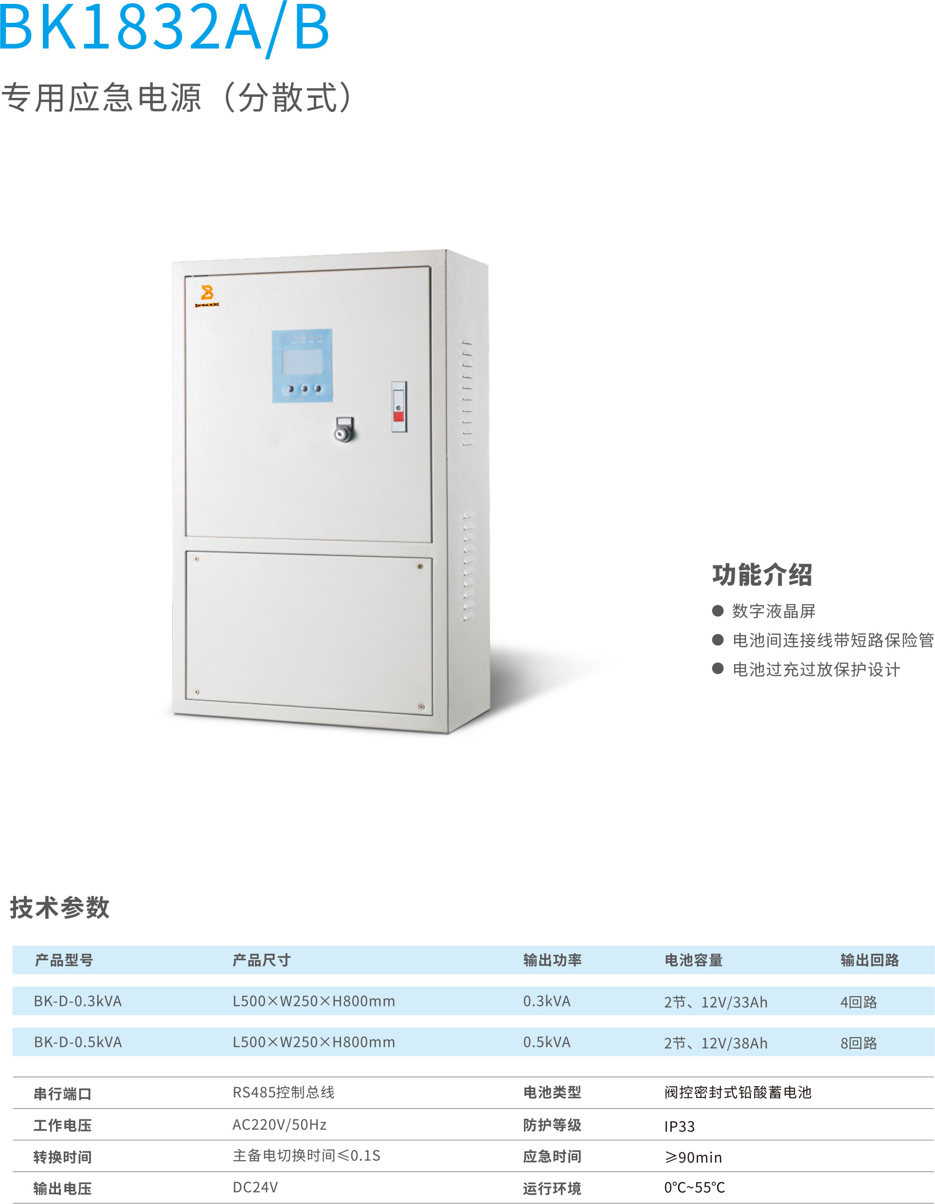 福建鑫鑫源机电设备专用应急电源（分散式）