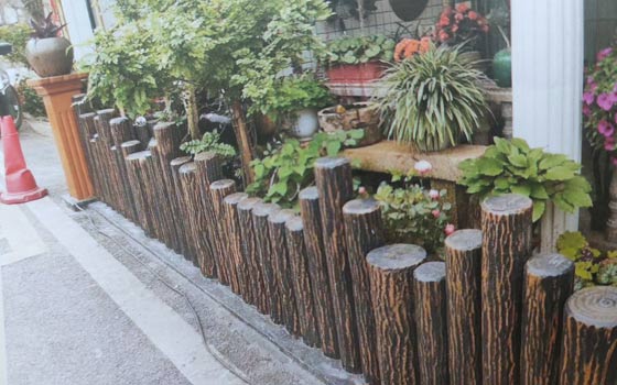 龙岩仿木纹水泥栏杆批发