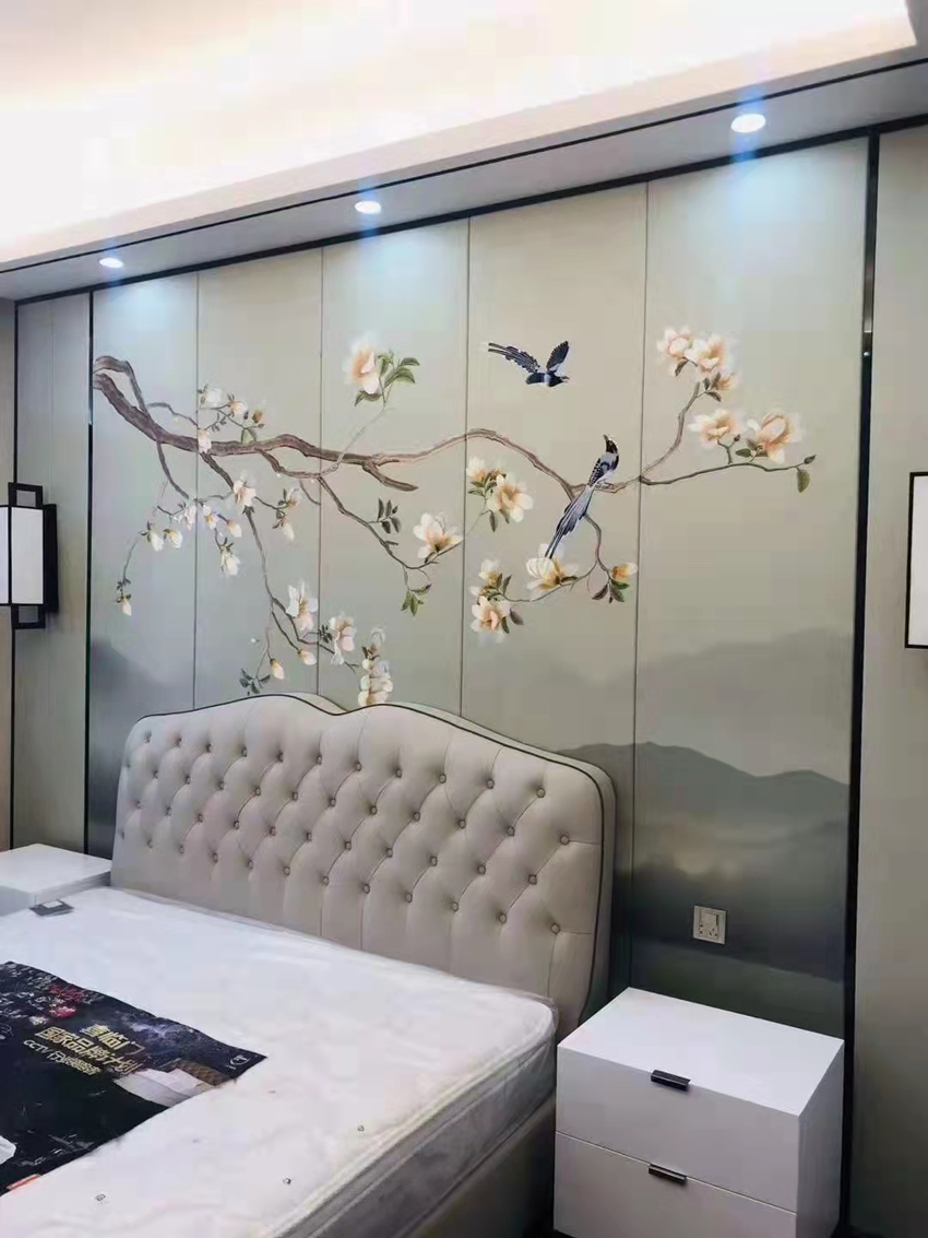 龙岩喷绘硬包背景墙