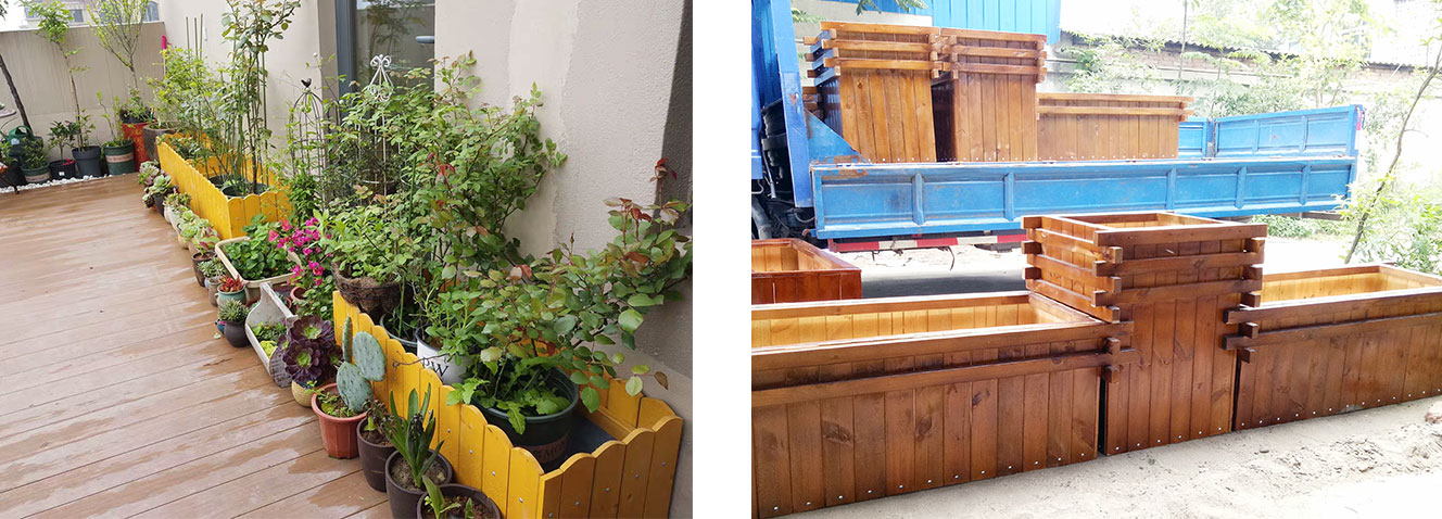 美观花箱怎么选你知道吗？漳州沐宸防腐木小编告诉你